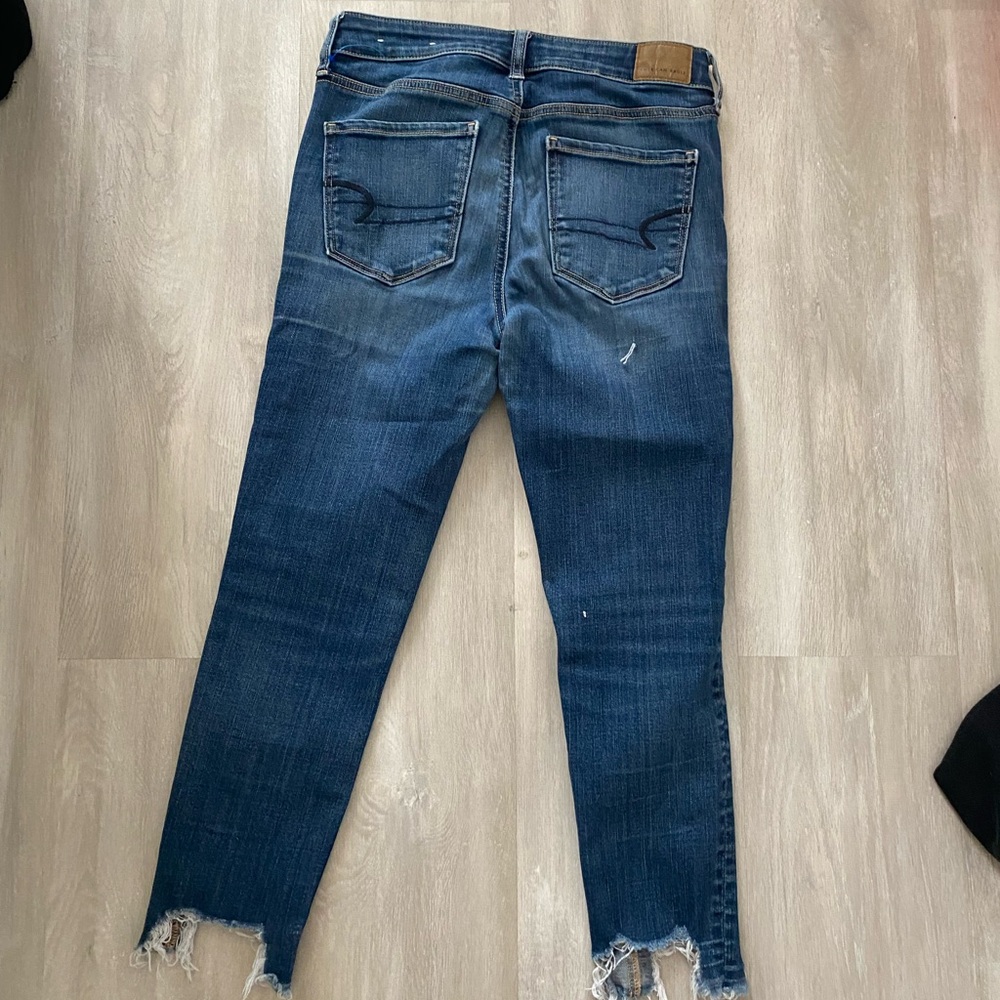 American Eagle Outfitters Dark Blue Skinny Jeans